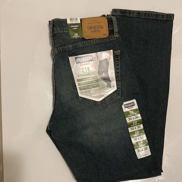 Denizen Levi’s 218 straight from knee to ankle blue jeans 30x30 flex fabric - Picture 7 of 9